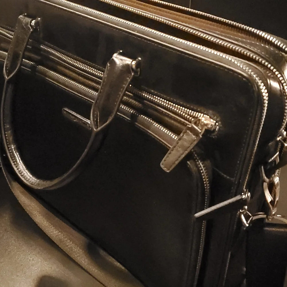 Bostanten Briefcase Black Leather
